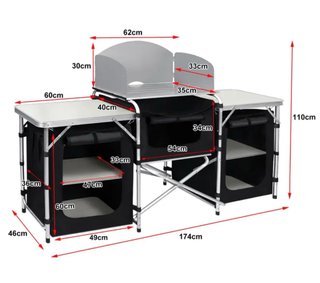 Mueble Cocina Camping Plegable NUEVO