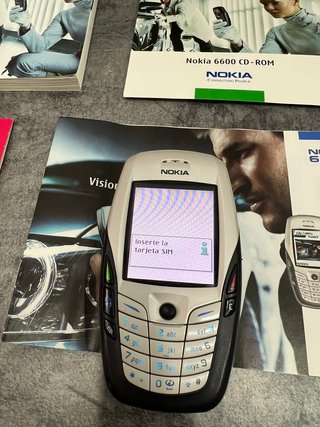 Nokia 6600 Original Libre Completo Vintage Y2K NWT