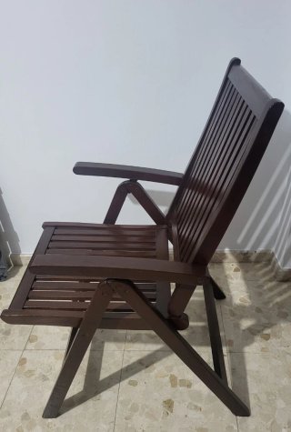Hamaca de madera regulable