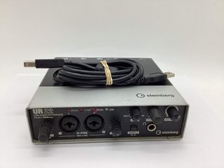 tarjeta sonido steinberg ur22 usb