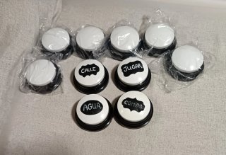 Pack 10 Pulsadores con los que tu perro te hablará