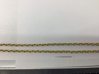 cadena oro 18k 34cm