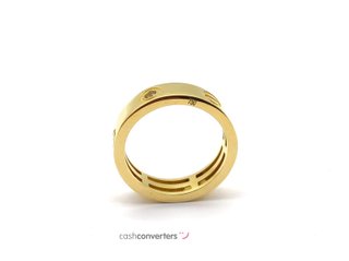 alianza oro 18k con piedra con circonita t. 22 (19,74 mm)