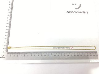 cadena oro 18k 30cm