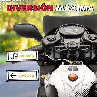 Moto Eléctrica Infantil 18-36 Meses 25kg