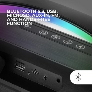 Mars Gaming MS-Pulse altavoz portátil 50W RGB