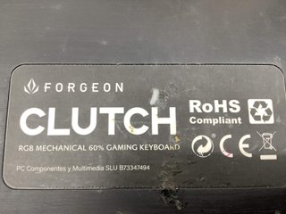 teclado alfanumerico forgeon clutch 60%