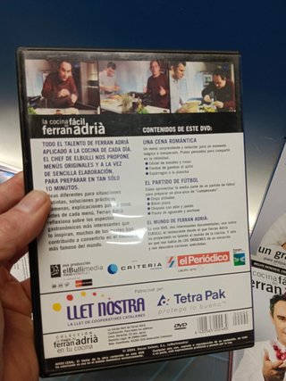 7 dvds, documental, LA COCINA FACIL DE FERRAN ADRIA
