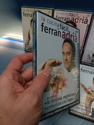 7 dvds, documental, LA COCINA FACIL DE FERRAN ADRIA