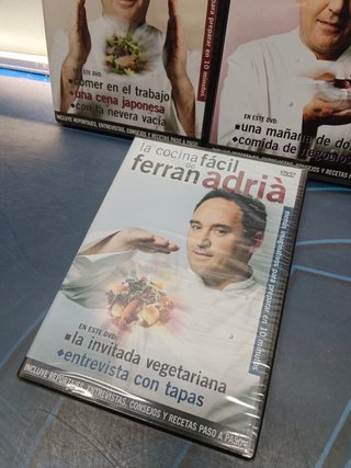 7 dvds, documental, LA COCINA FACIL DE FERRAN ADRIA