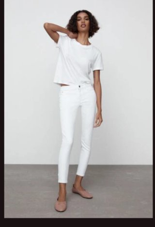 Jeans skinny bianchi Zara