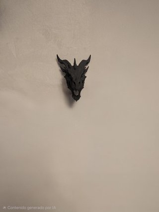 Figura 3D Calavera Dragón