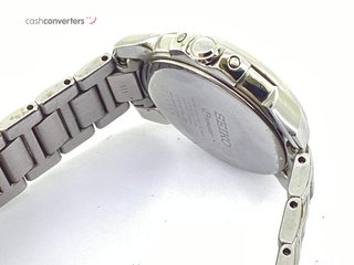 reloj pulsera premium caballero seiko v137-0ct0