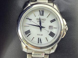 reloj pulsera premium caballero seiko v137-0ct0