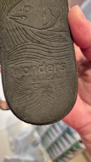 Sandalias Wonders Mujer Negras