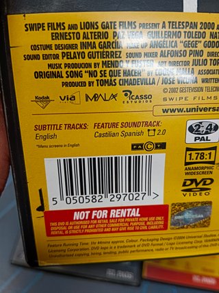 Lote 7 DVDs Comedias (Amigos, Spanglish, etc.)