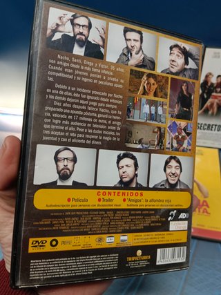 Lote 7 DVDs Comedias (Amigos, Spanglish, etc.)