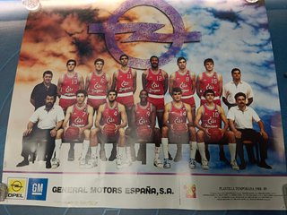 Cartel Baloncesto CAI Zaragoza 50x40 cm