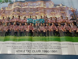 Póster Athletic Club 1990-1991