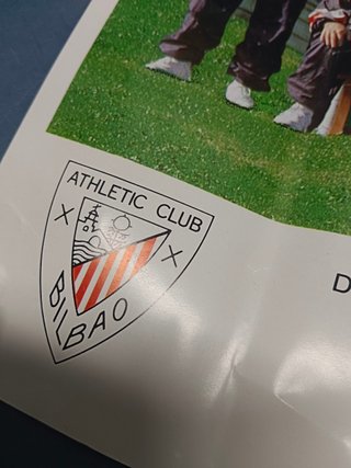 Póster Athletic Club 1990-1991