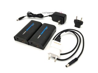 transmisor audio video sm extender hdmi por lan/ethernet