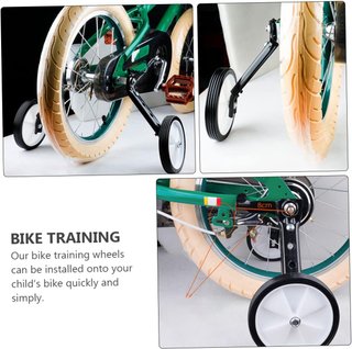 Ruedas auxiliares bicicleta ajustables aluminio