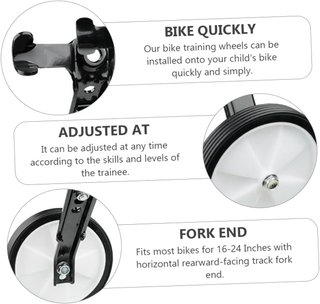 Ruedas auxiliares bicicleta ajustables aluminio