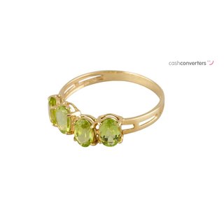 anillo oro 18k con piedra con circonita t. 20 (19,1 mm)