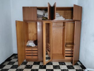 Armario vintage madera gran capacidad