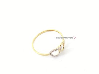 anillo oro 18k con circonita t. 22 (19,74 mm)