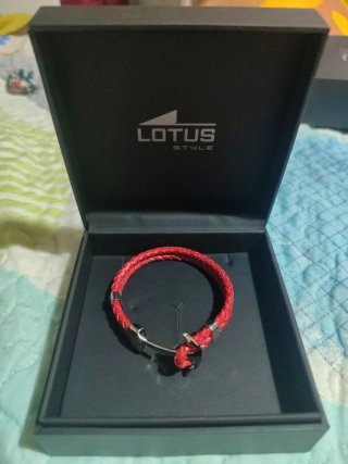 Pulsera Lotus Roja