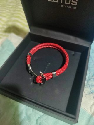 Pulsera Lotus Roja