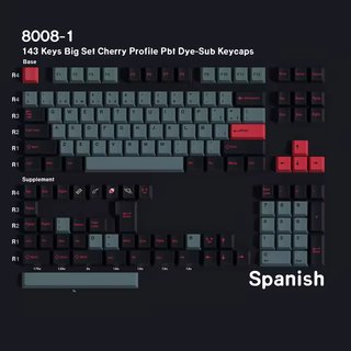 Keycaps 8008 ES Cherry ISO Español