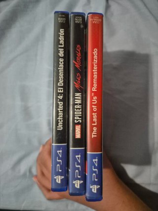 PS4 Uncharted 4 + The Last of Us + Spiderman Miles