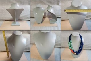 Pack 3 expositores para collares grandes