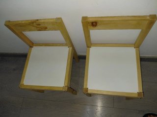 Pack 2 Sillas Infantiles Ikea Latt Madera