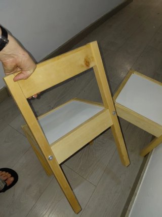Pack 2 Sillas Infantiles Ikea Latt Madera