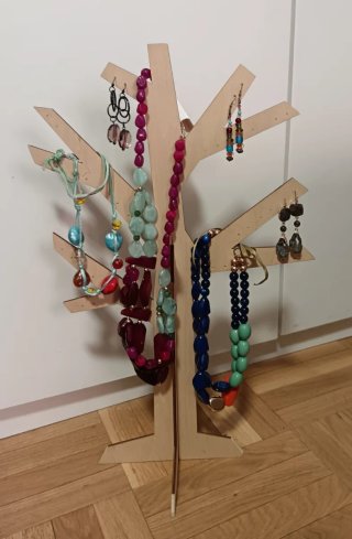 Expositor Árbol Joyero Madera