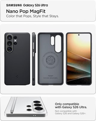 Spigen NanoPop MagFit per Galaxy S26 Ultra