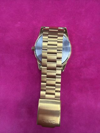 Reloj Pulsera Caballero Casio Wr Dorado