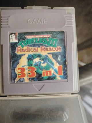 Juego Game Boy TMNT III Radical Rescue 33 in 1