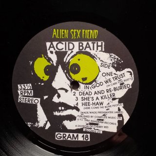 Vinilo Alien Sex Fiend Acid Bath