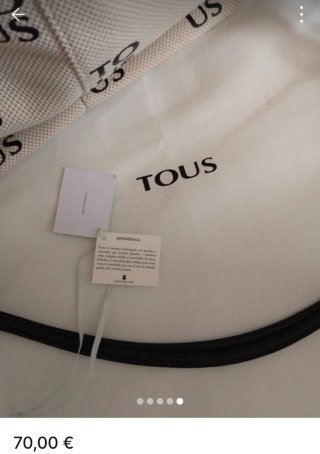Bolso Tous Beige Nuevo  Solo venta en Bilbao