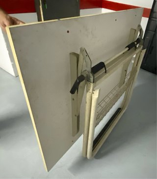 Mesa de arquitecto plegable madera y metal