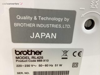 maquina coser brother rl425