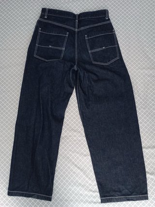 Pantalón Bershka Baggy Azul Talla M