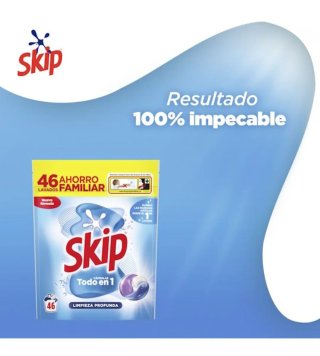 2 Uds Skip Cápsulas Todo en uno - 46 lavados