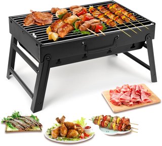 Uten Parrilla plegable carbón para acampar