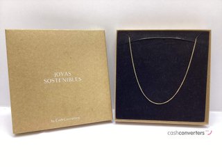 cadena oro 18k 25cm