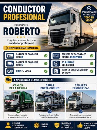CONDUCTOR CARNET C Y B + CAP